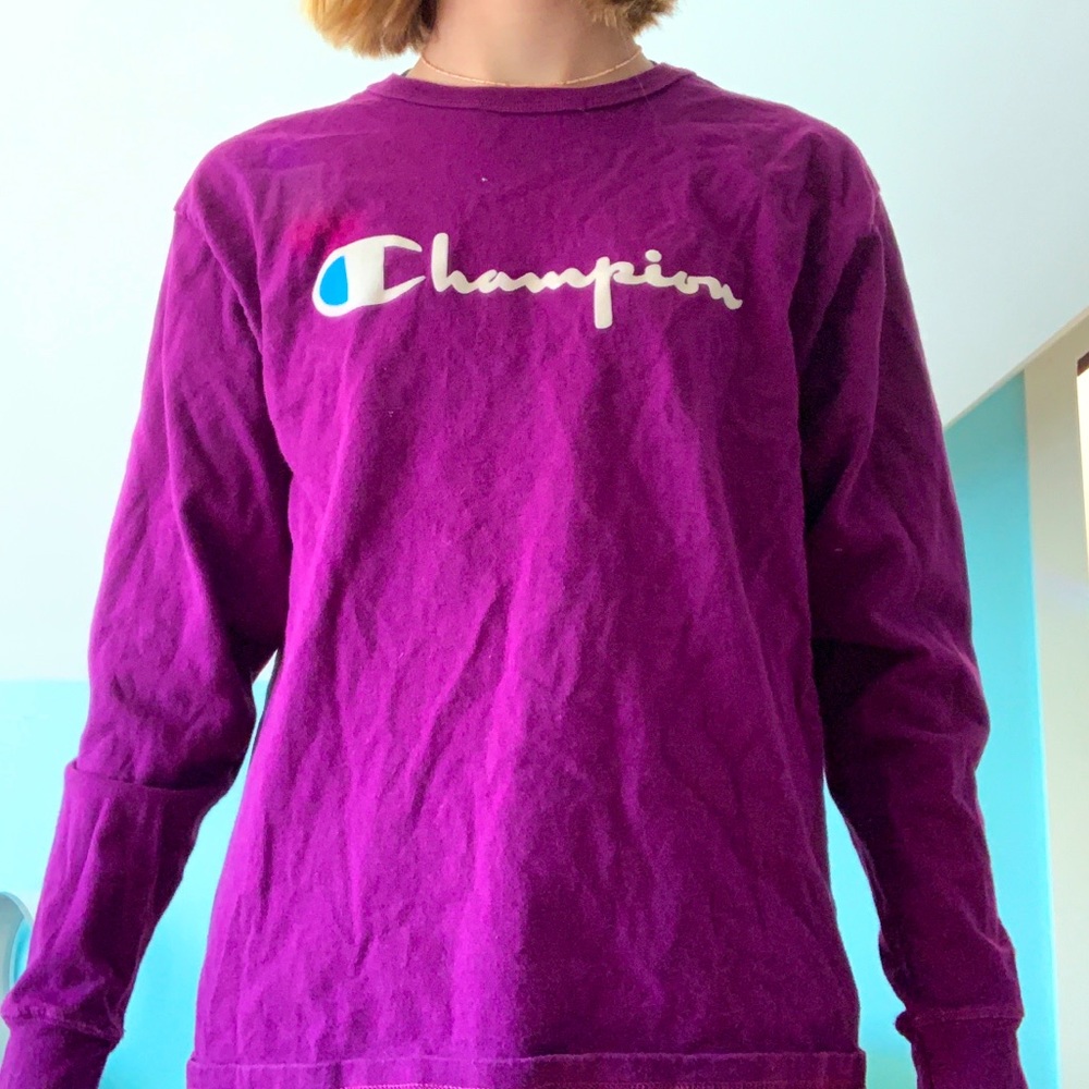 small women’s champion long sleeve